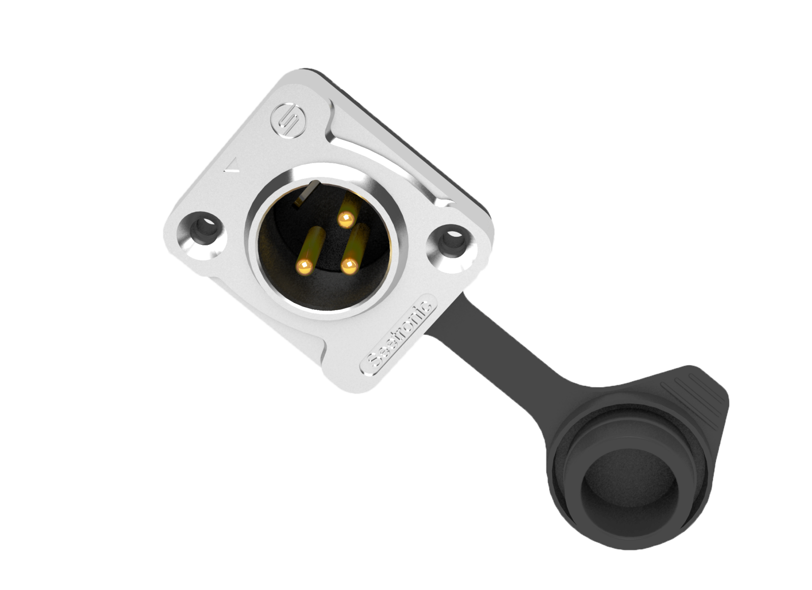 Seetronic J3F2C-W-B Панельный разъем