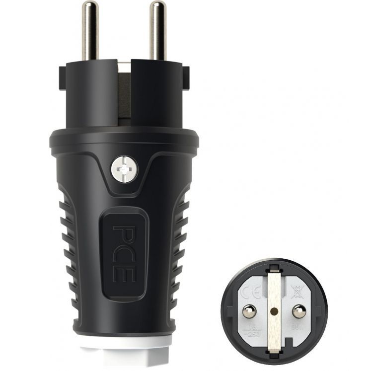 Вилка кабельная 16A 220V 2P+E IP54 PCE 0511-sw