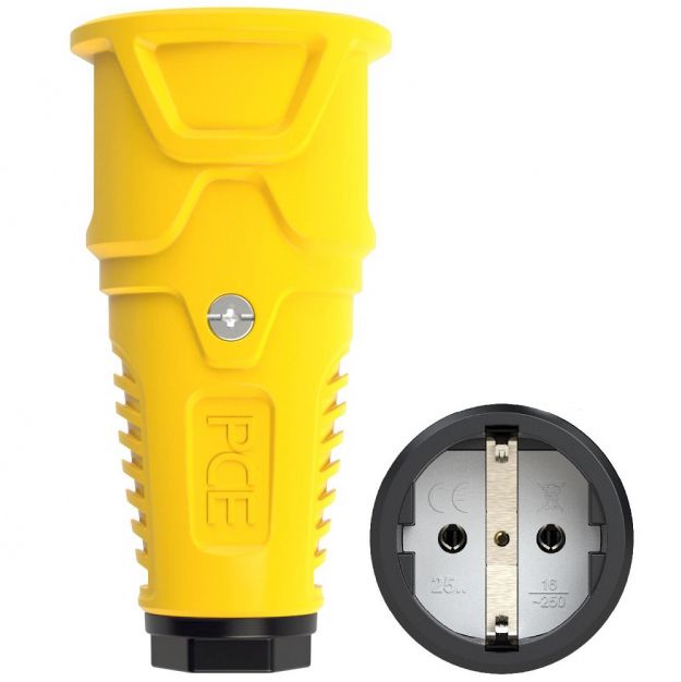Кабельная розетка 16A 220V 2P+E IP20 PCE 2510-es