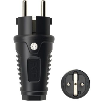 Кабельная вилка 16А 250V 2P+E IP54 PCE 0512-ss