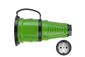 Кабельная розетка 16A 220V 2P+E IP54 с крышкой PCE 2511-us