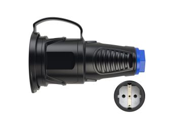 Кабельная розетка 16A 220V 2P+E IP54 PCE 2511-sb